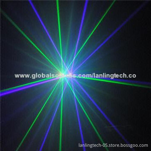 150mW Green and Violet Double Tunnel Stage Lighting